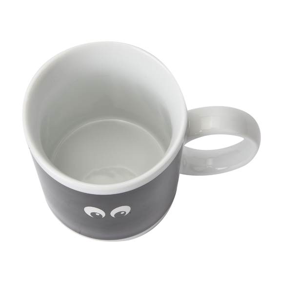 Mugs color change smiley face. Kids will love! Ceramic, set of 2. Hot Cocoa etc - Picture 3 of 6